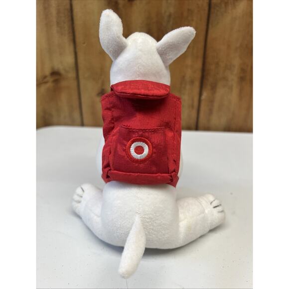 Target Bullseye Dog Spot 2001 Back to School Backpack, Original 7” Plush Rare - Picture 3 of 5